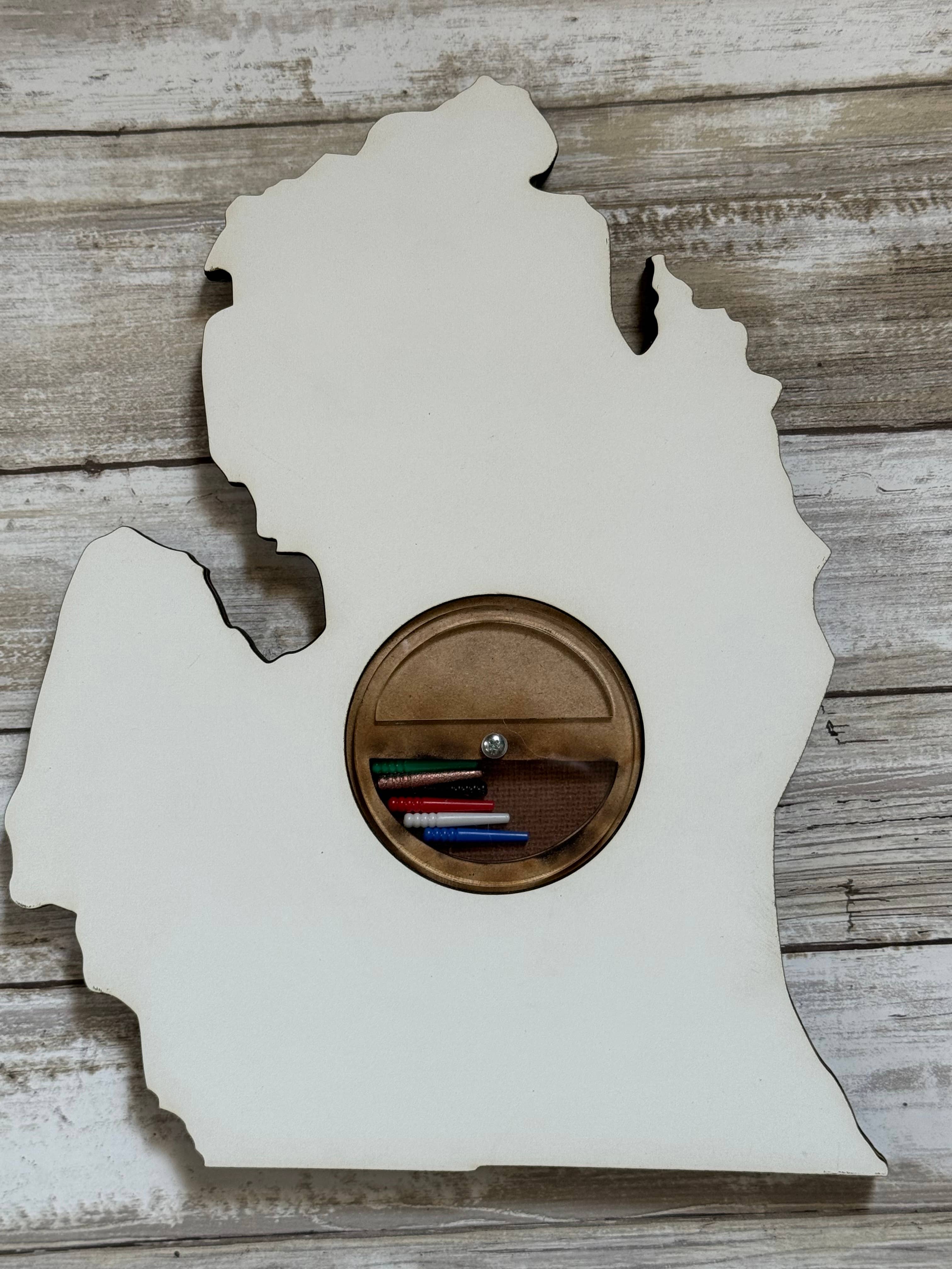 Michigan Proud Gifts - Wholesale Board Game - Michigan Shaped Drinkopoly Game Board1