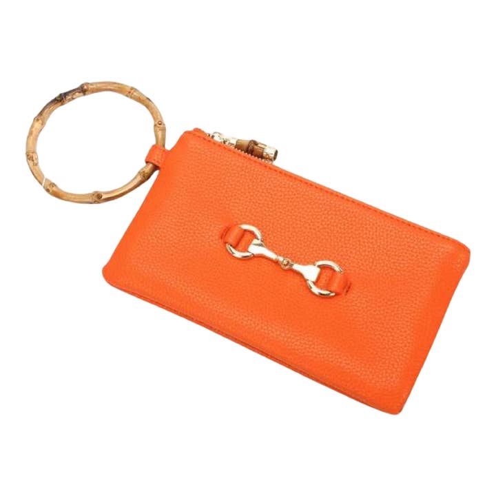ALLIE JUNE - Wholesale Clutch Bag - Women's - Birdie Clutch-Pumpkin