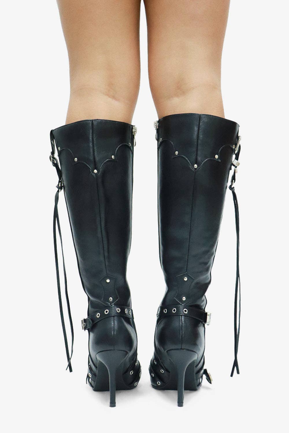 Lemonade Shoes - Wholesale Boots – Women’s - GUNNER - Western Stiletto Boots w/ Studs26