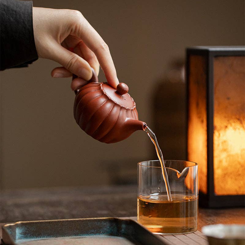 Gohobi （We cover U.S. import duties） - Wholesale Tea Pot - Gohobi Yixing Zisha Chrysanthemum Petal Teapot1