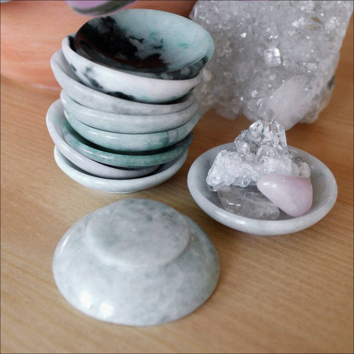 Pebble House – wholesale Spiritual stone/crystal – Burma Jade Dish (Crystals & Stones)4