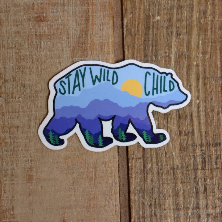 Criança Stay Wild Mountain por atacado de Nellie Nicole Designs
