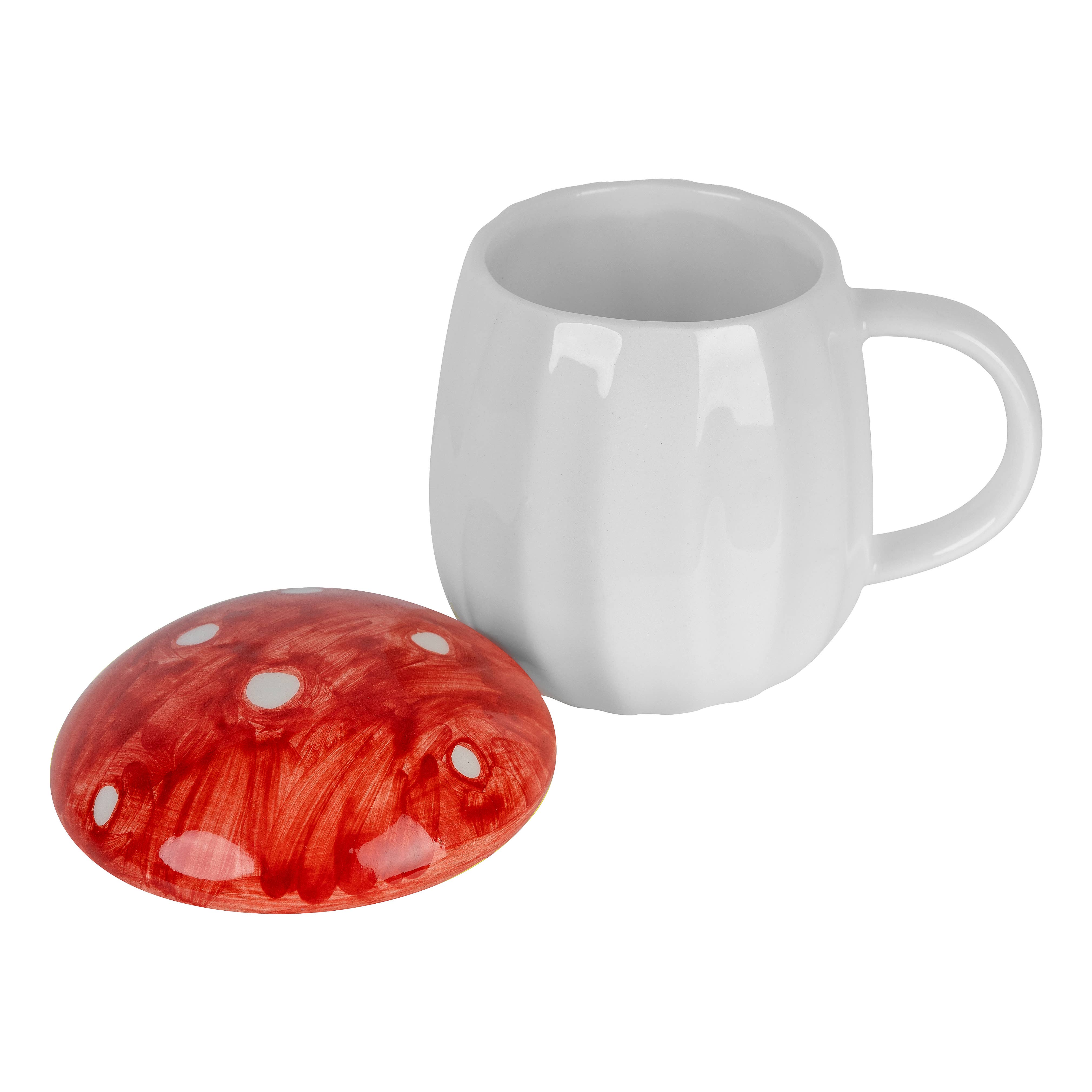 Really Nice Things - Wholesale Coffee Mug - Taza de Champiñón (Roja)1