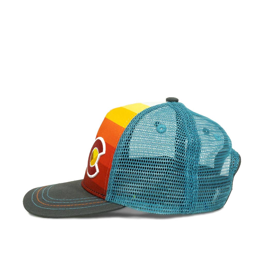 YoColorado - Wholesale Kids Hat - Kids - Hat - Lil' Fit Sunset Fader Curve Bill2