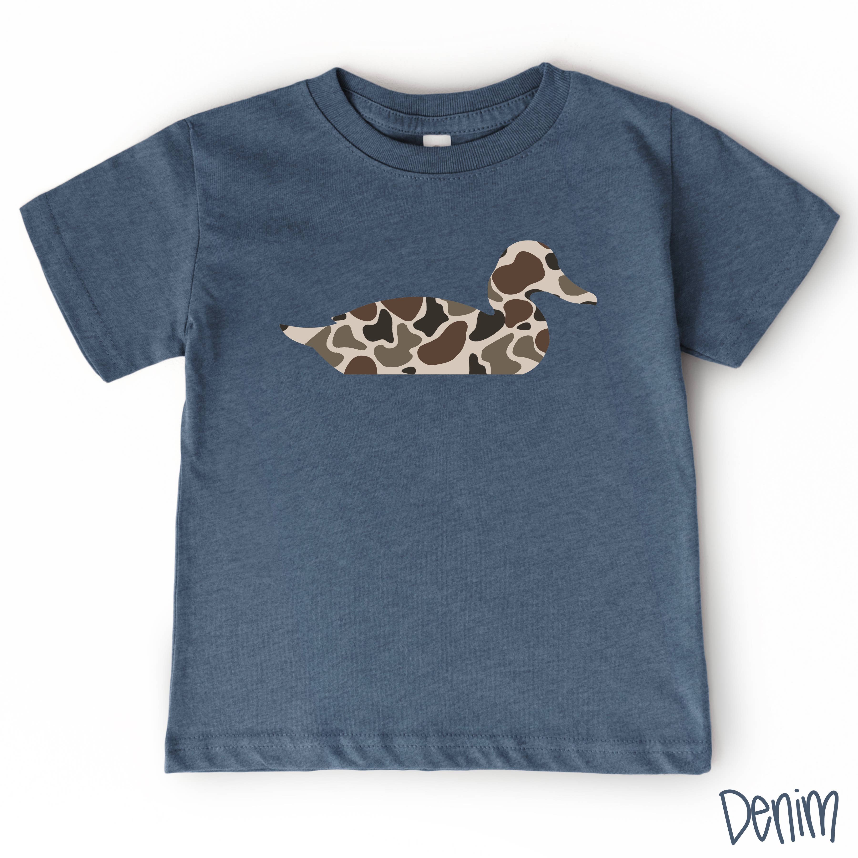 Painted Skies - Wholesale Screen Printed T-Shirt - Kids - Camo Duck Hunting Boy Toddler Tee7