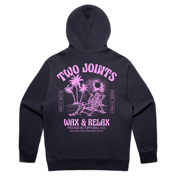 Wax & Relax - Premium Hoodie for wholesale by Two Joints Surf Co.