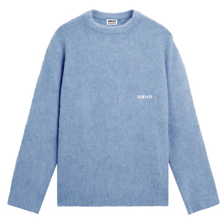 NWHR - Wholesale Knit Sweater - Unisex - Jersey de bebé azul lana0