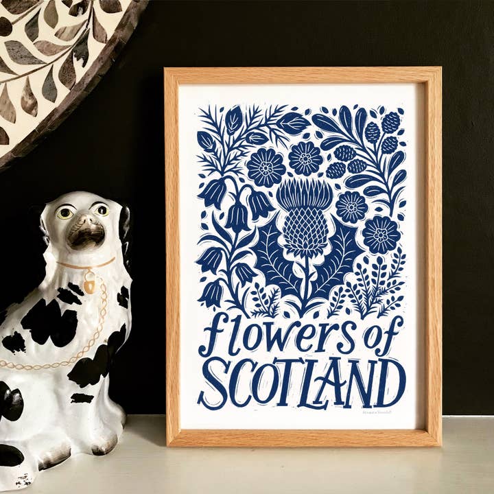 Alexandra Snowdon – wholesale Art print – Flowers of Scotland Print4