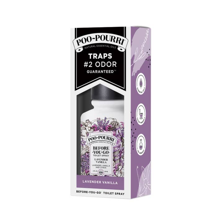 ~Pourri - Wholesale Toilet Spray - Poo~Pourri Lavender Vanilla 2oz boxed2