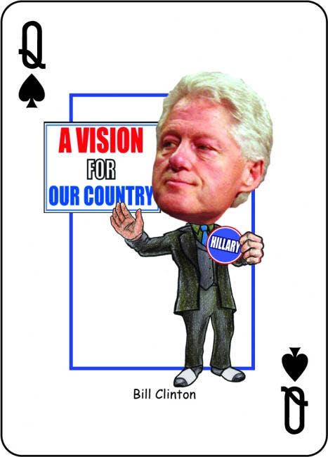 Midwest Novelty / Parody Productions – Großhandel Spielkarten – Hillary Präsidentendeck - 20162