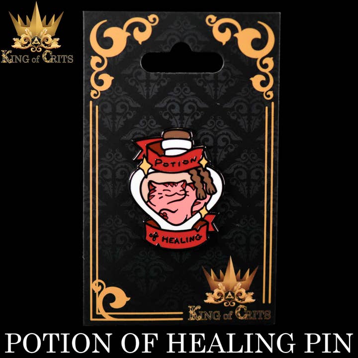 DNDDICE.COM - Wholesale Lapel Pin/Button - Potion of Healing (Enamel Pin)