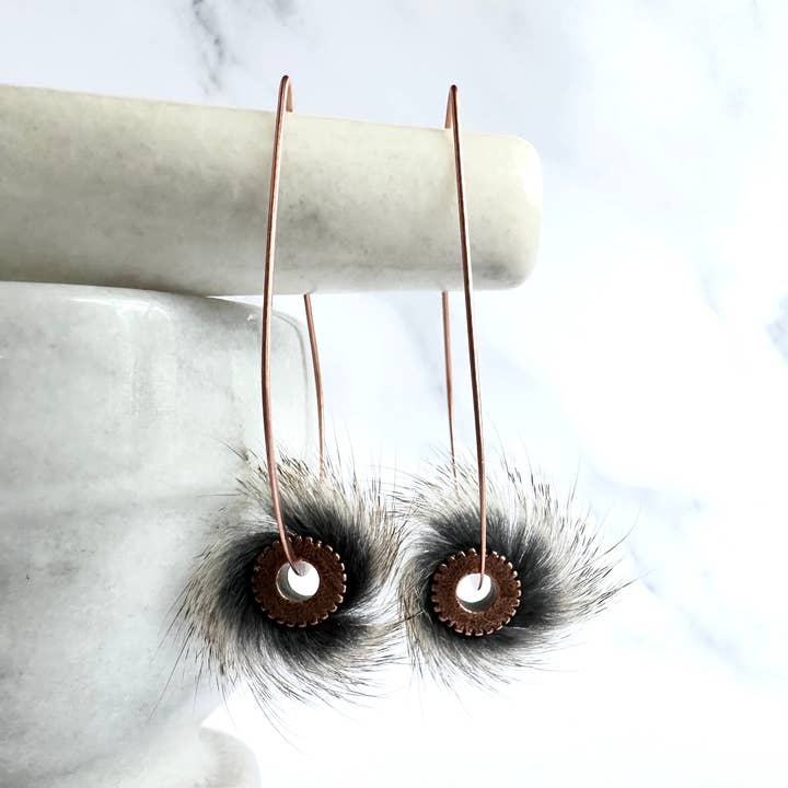 Squirrel Revolve Earrings for wholesale by Vanessa Aegirsdottir Co.