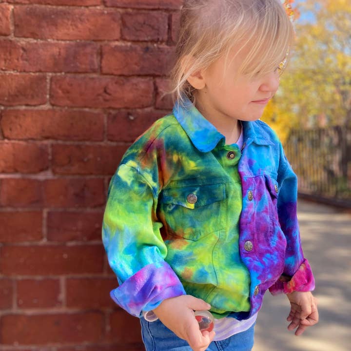 Casaco Mini Jean | Arco-Íris Clássico por atacado de Soul Shine Maine