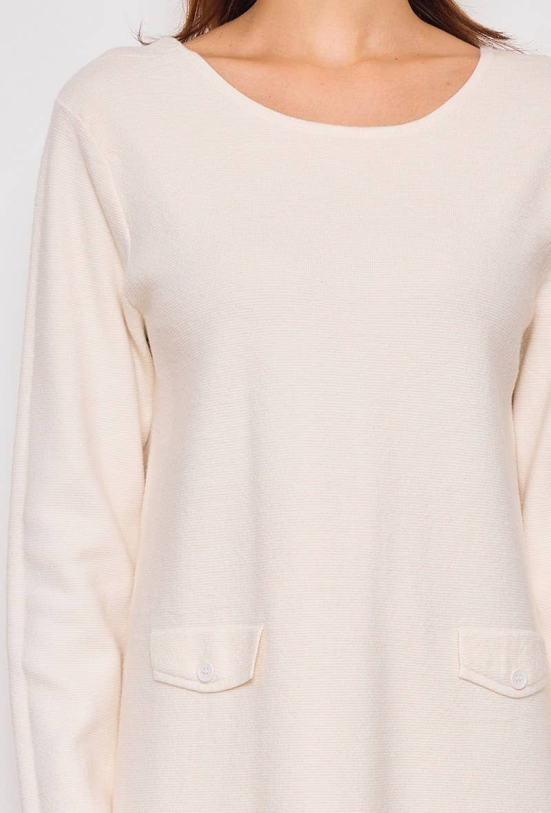 SUNNY STUDIO - Wholesale Dress - Women's - Chic long-sleeve knitted dress2