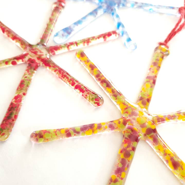 TommyGunGlass - Wholesale Ornament - Sprinkle Star Burst Ornament1