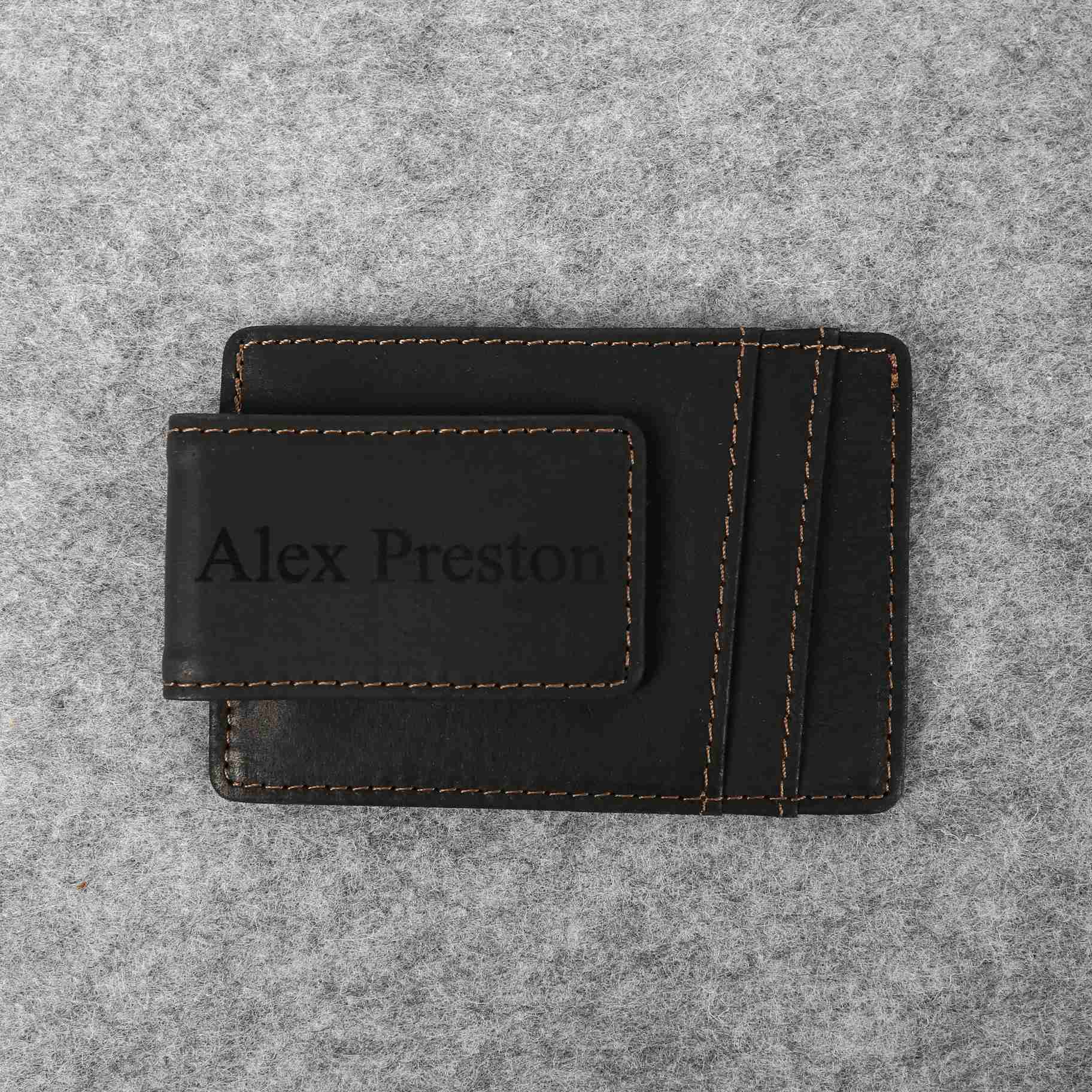 RockCow Leather Studio - Wholesale Money Clip - Unisex - Groomsmen Gift, Personalized Money Clip, Custom Engraved Money Clip, Wedding Gift, Christmas Gift18