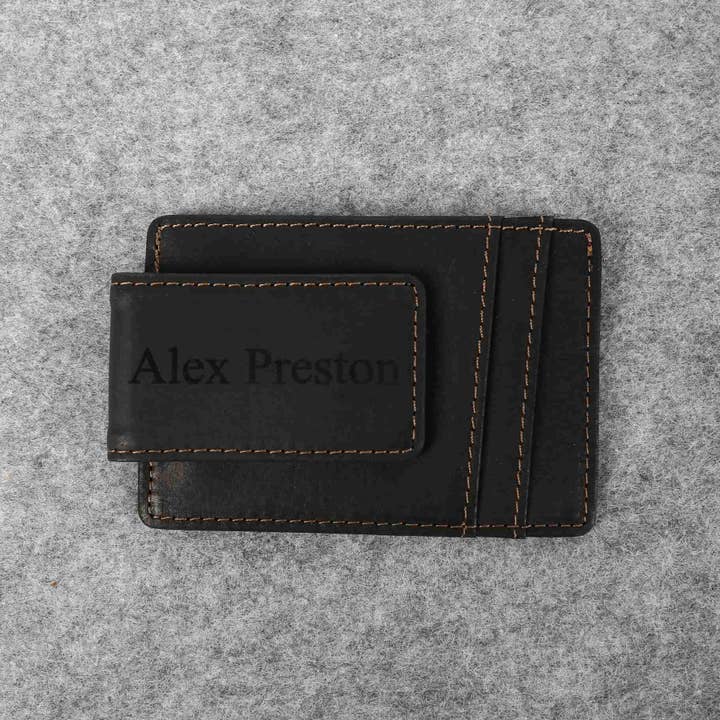 RockCow Leather Studio - Wholesale Money Clip - Unisex - Groomsmen Gift, Personalized Money Clip, Custom Engraved Money Clip, Wedding Gift, Christmas Gift18