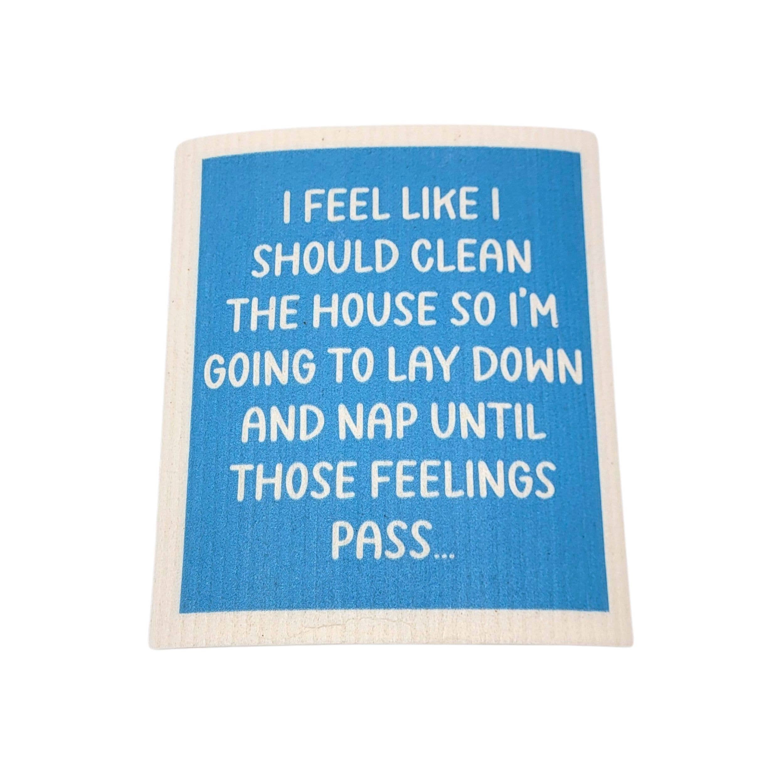 Driftless Studios - Wholesale Dishcloth - I Should Clean This House Funny Swedish Dishcloths - Kitchen