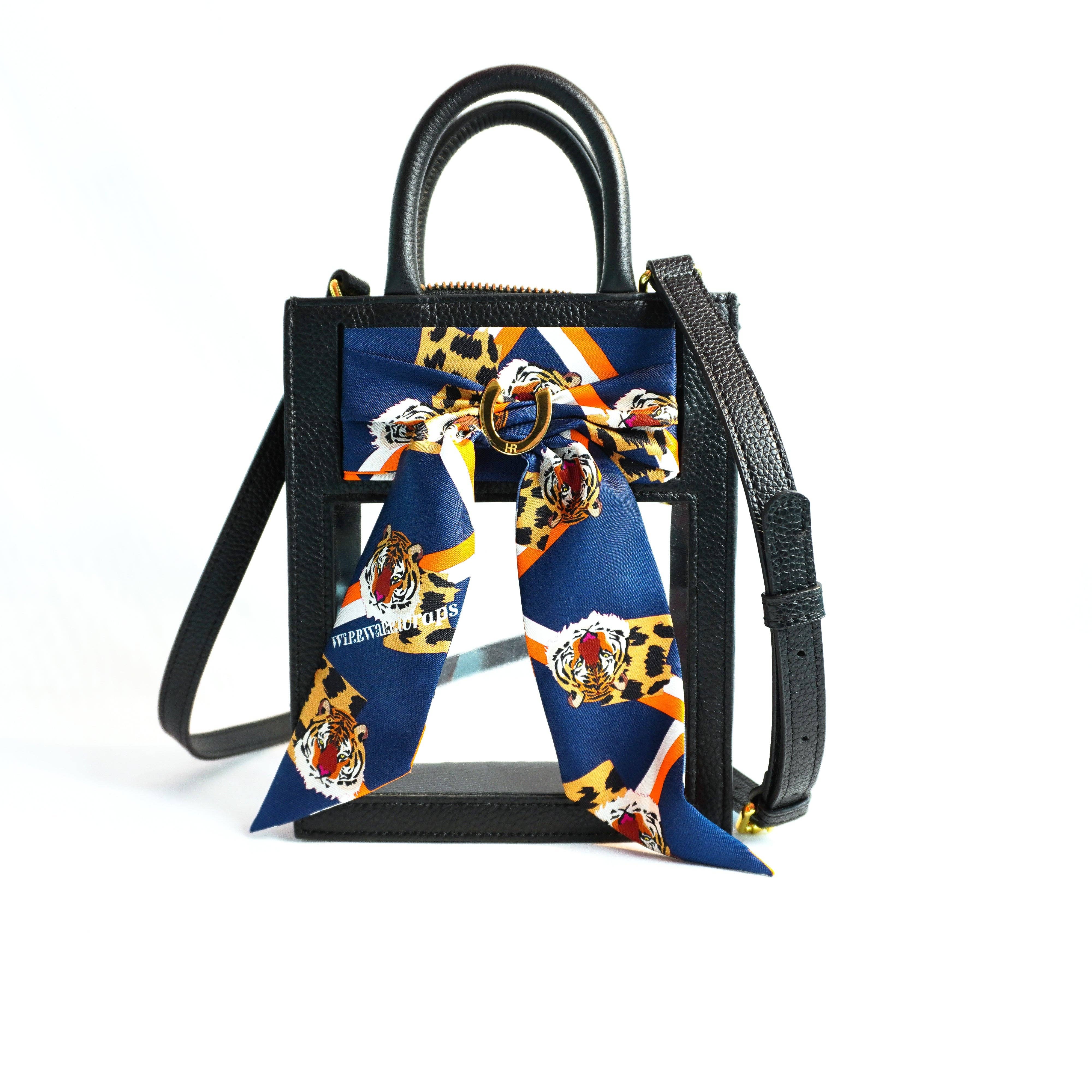 Hampton Road Designs - Vendita all'ingrosso Borsa a tracolla - Donna - Mini Calista Clear + Easy Tiger (Navy) Twillionaire (WS)0