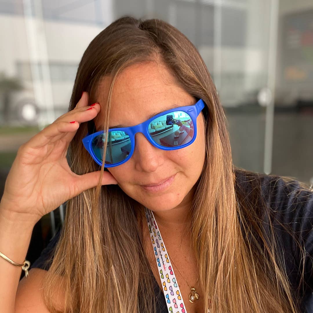 Roshambo Eyewear - Wholesale Zonnebril - Uniseks - Koningsblauwe zonnebril17