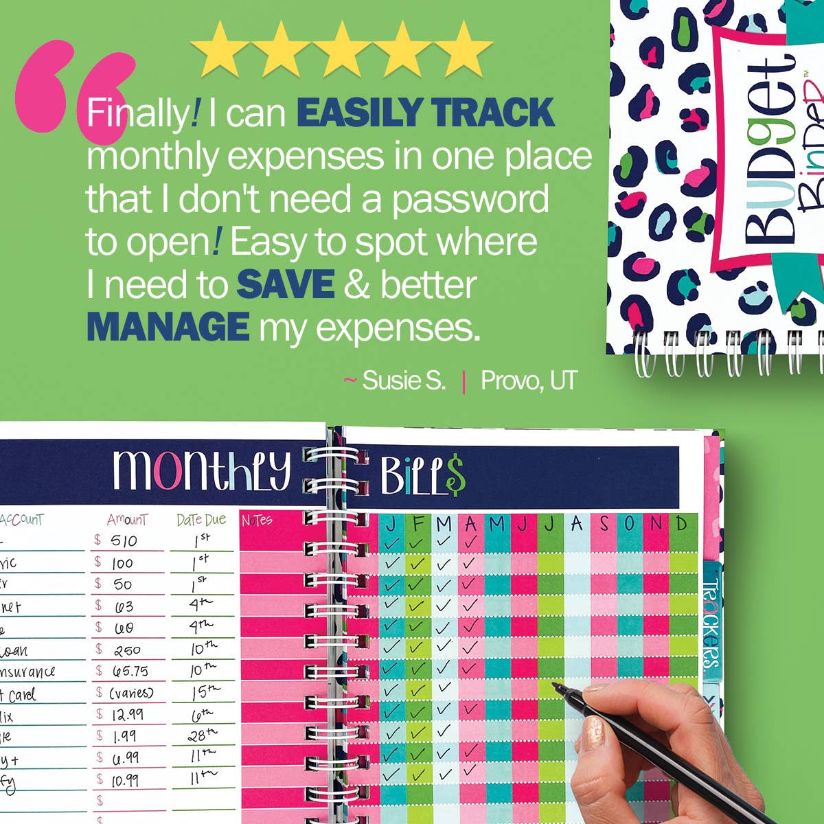 Denise Albright® - Wholesale Planner - Budget Binder™ Bill Tracker Financial Planner | Open Stock14