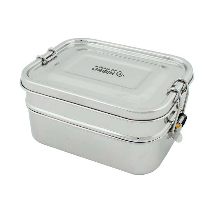 Buruni - Leak Resistant Two Tier Lunch Box for wholesale by Green Pioneer: A Slice of Green + ReSpiin