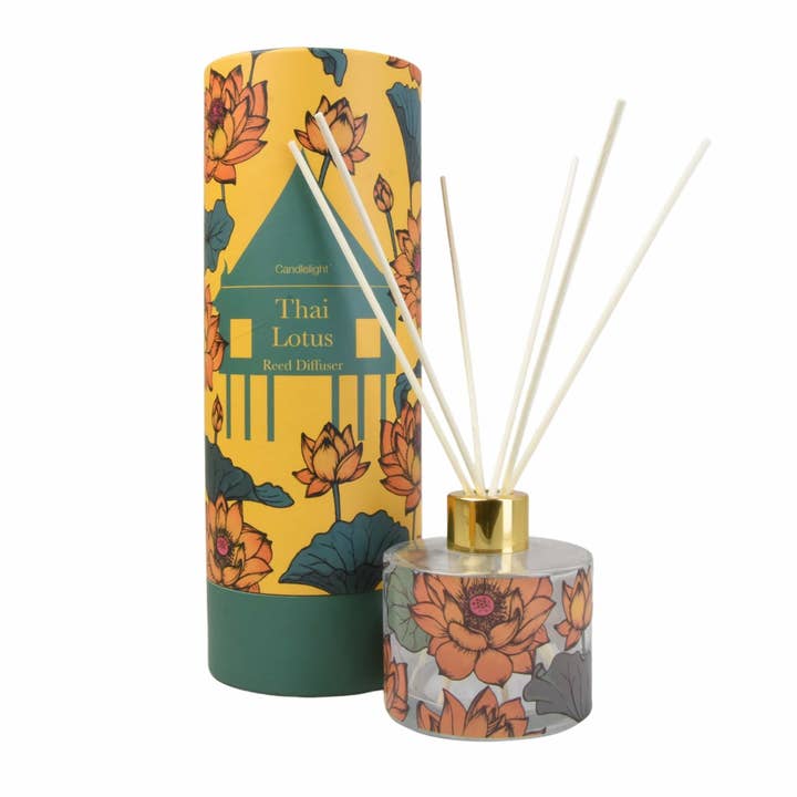 Candlelight Products Ltd – wholesale Reed diffuser – Thai Flower Reed Diffuser in Gift Box Thai Flower Market