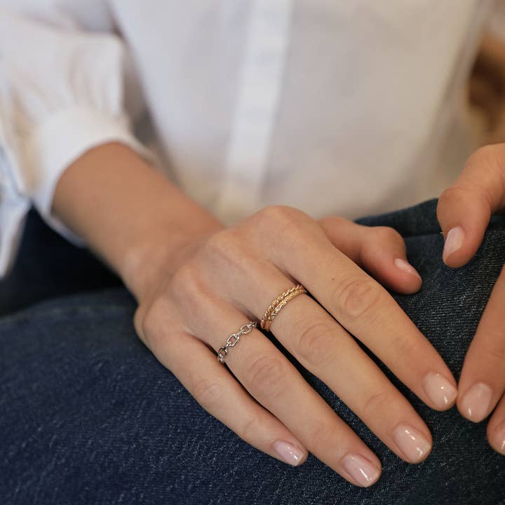 Waekura - Wholesale Band/Stacked Ring - Cam ring1