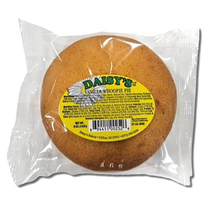Long Island Candy Factory - Wholesale Cake - Daisy's Gourmet Whoopie Pie Vanilla 5.0 oz 12ct