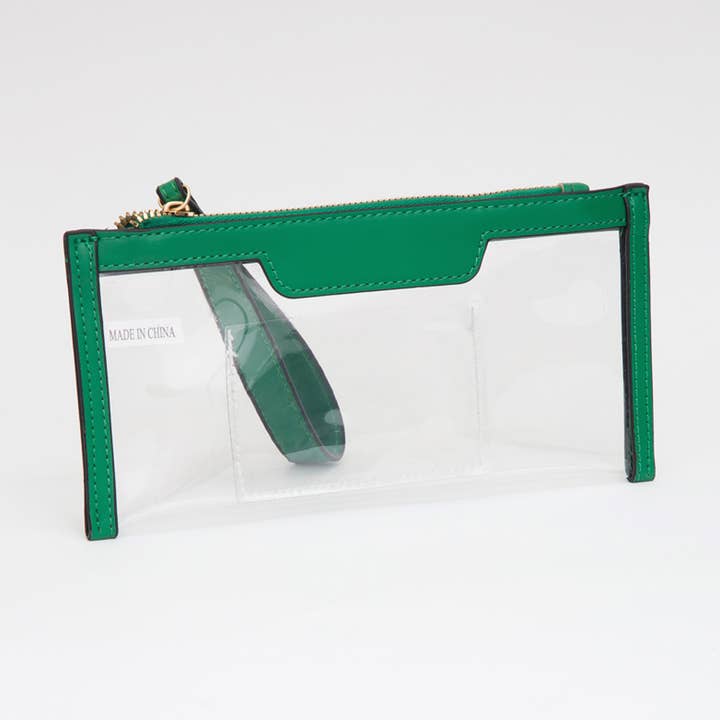 Sensibling Corp. - Wholesale Clutch Bag - Women's - Transparent Flap Wristlet Pouch / Clutch Bag6