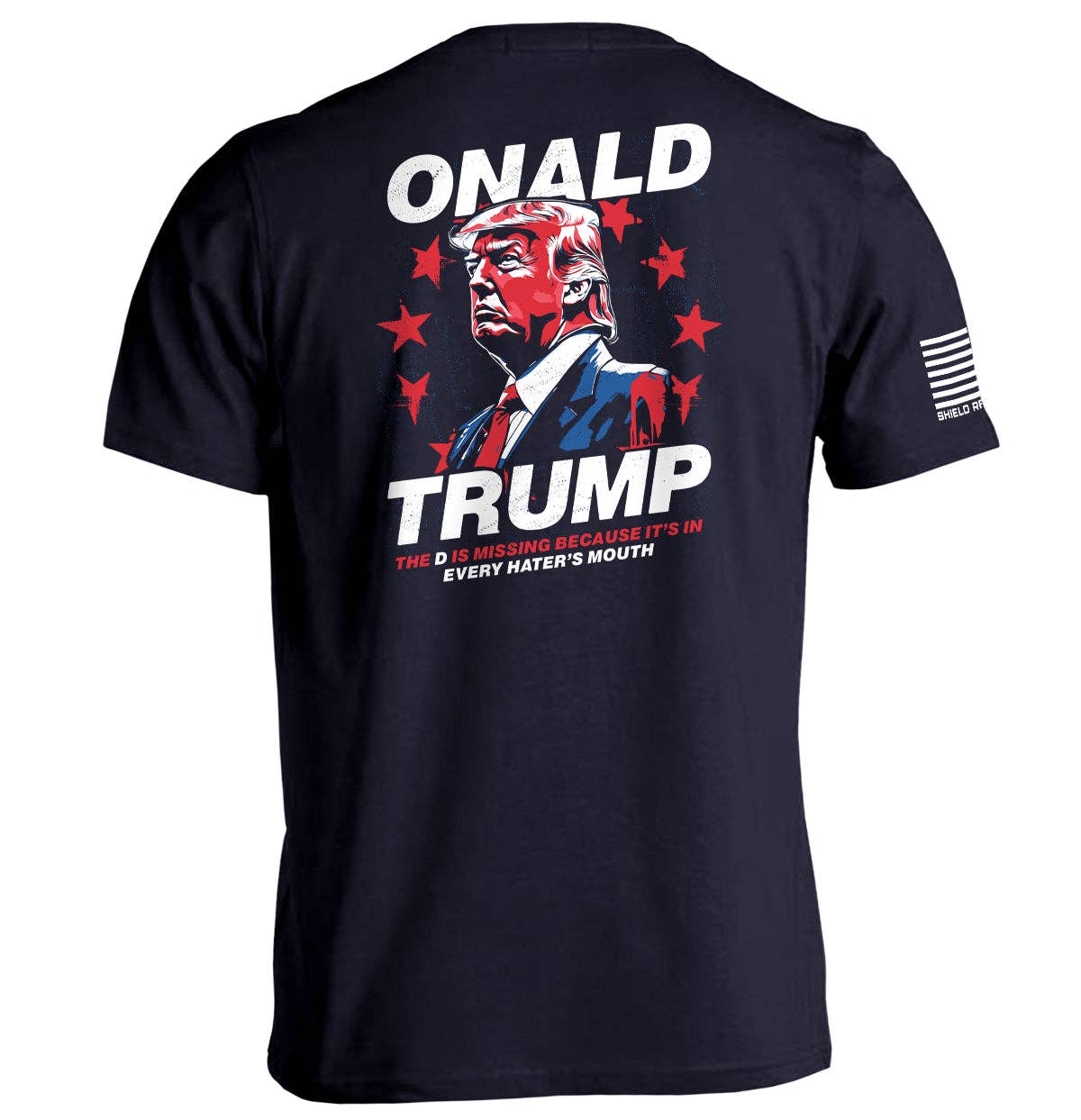 Shield Republic - Wholesale Screen Printed T-Shirt - Men's - Onald Trump1