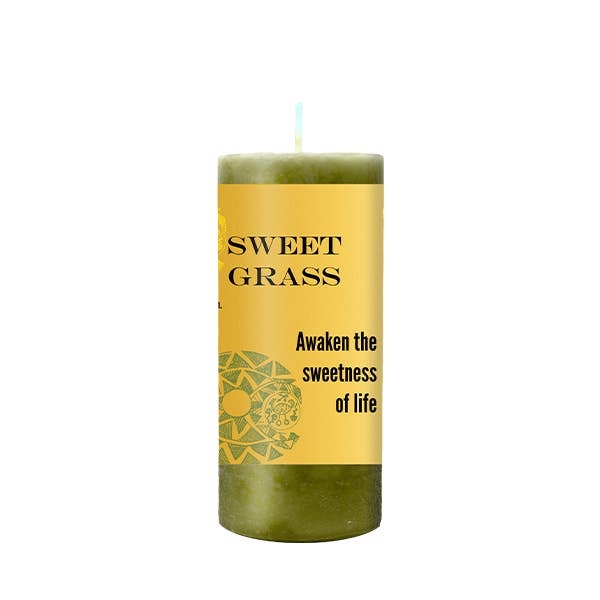 World Magic Sweet Grass Candle - 2X4 for wholesale by Type 40 Vending