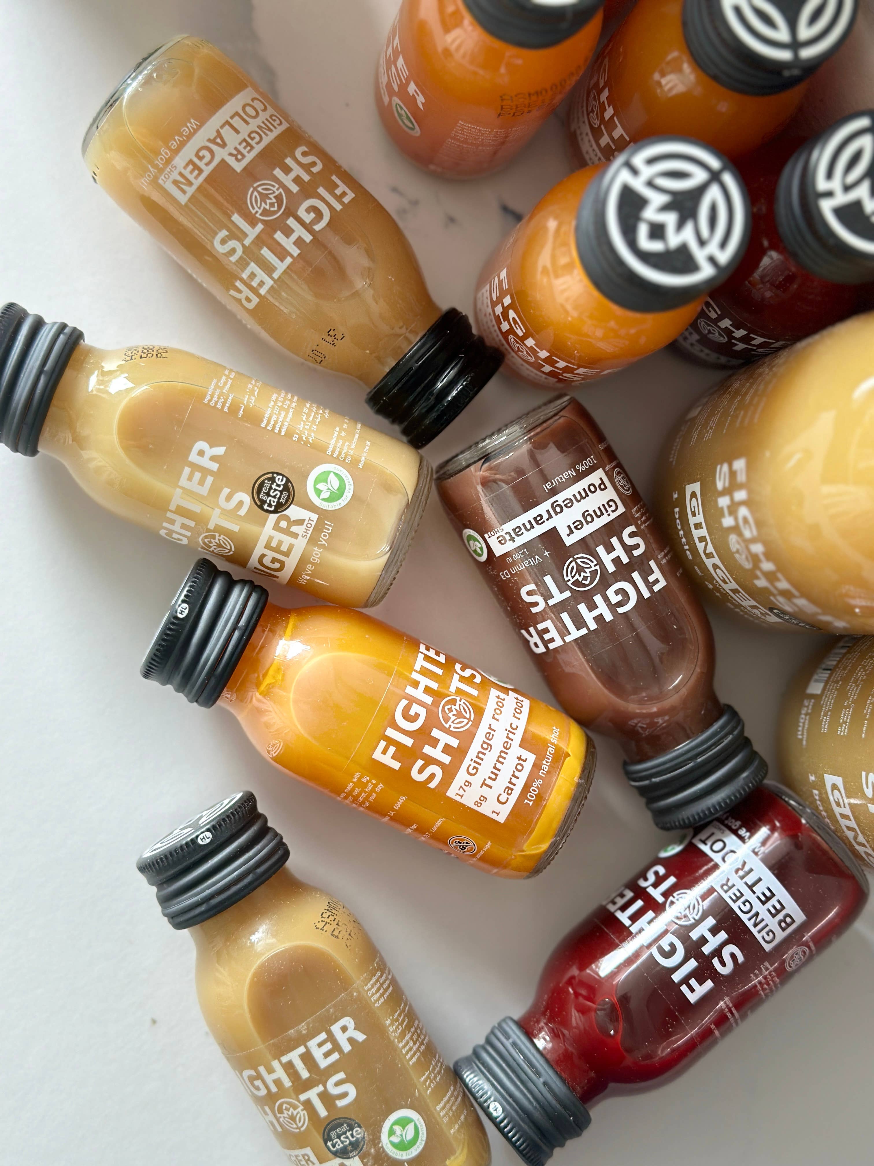 Fighter Shots - Wholesale Wellness Juice/Tonic - Carrot + Ginger + Turmeric Shot 12 x 60ml4