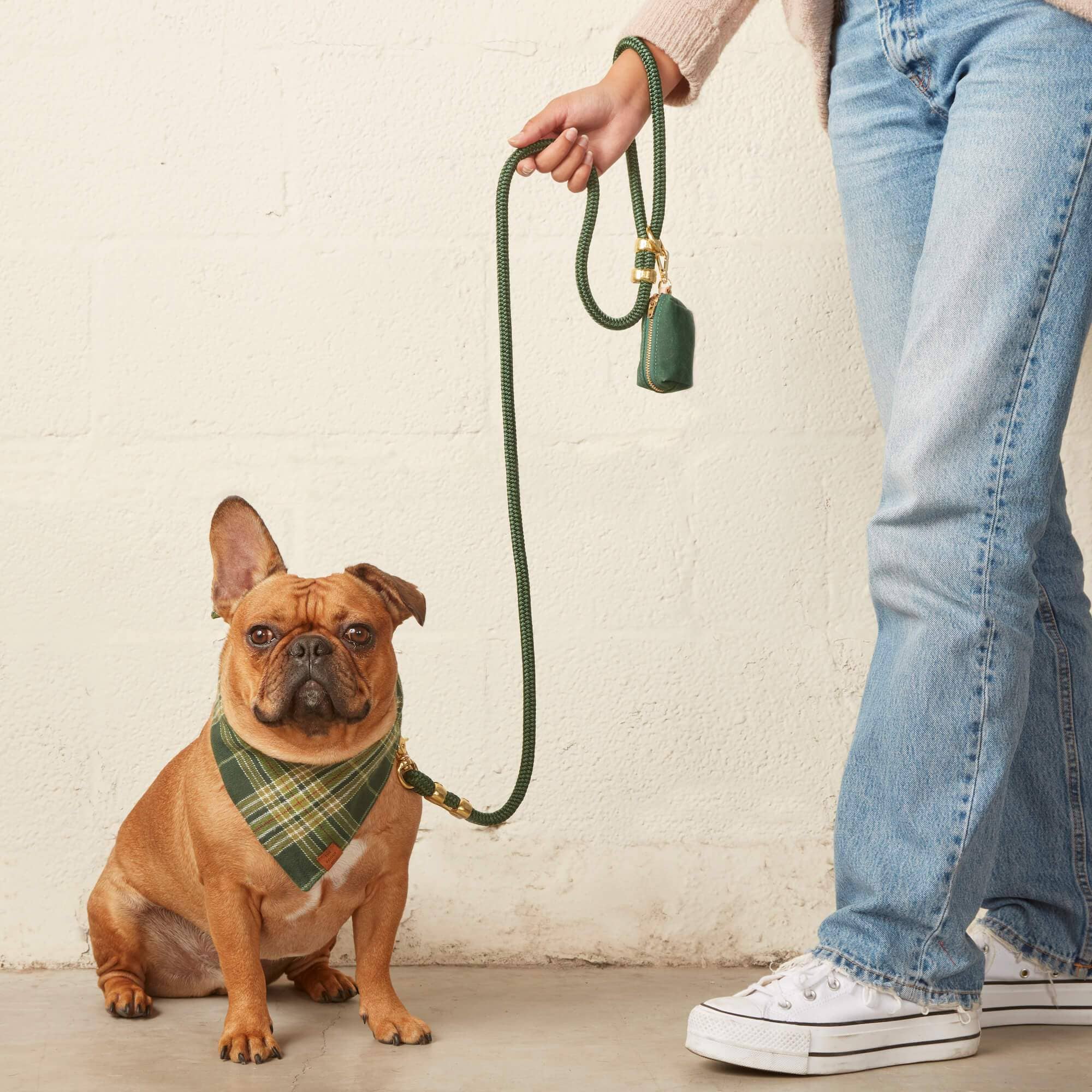 The Foggy Dog - Wholesale Pet Poop Bag Dispenser - Evergreen Waxed Canvas Poop Bag Dispenser3