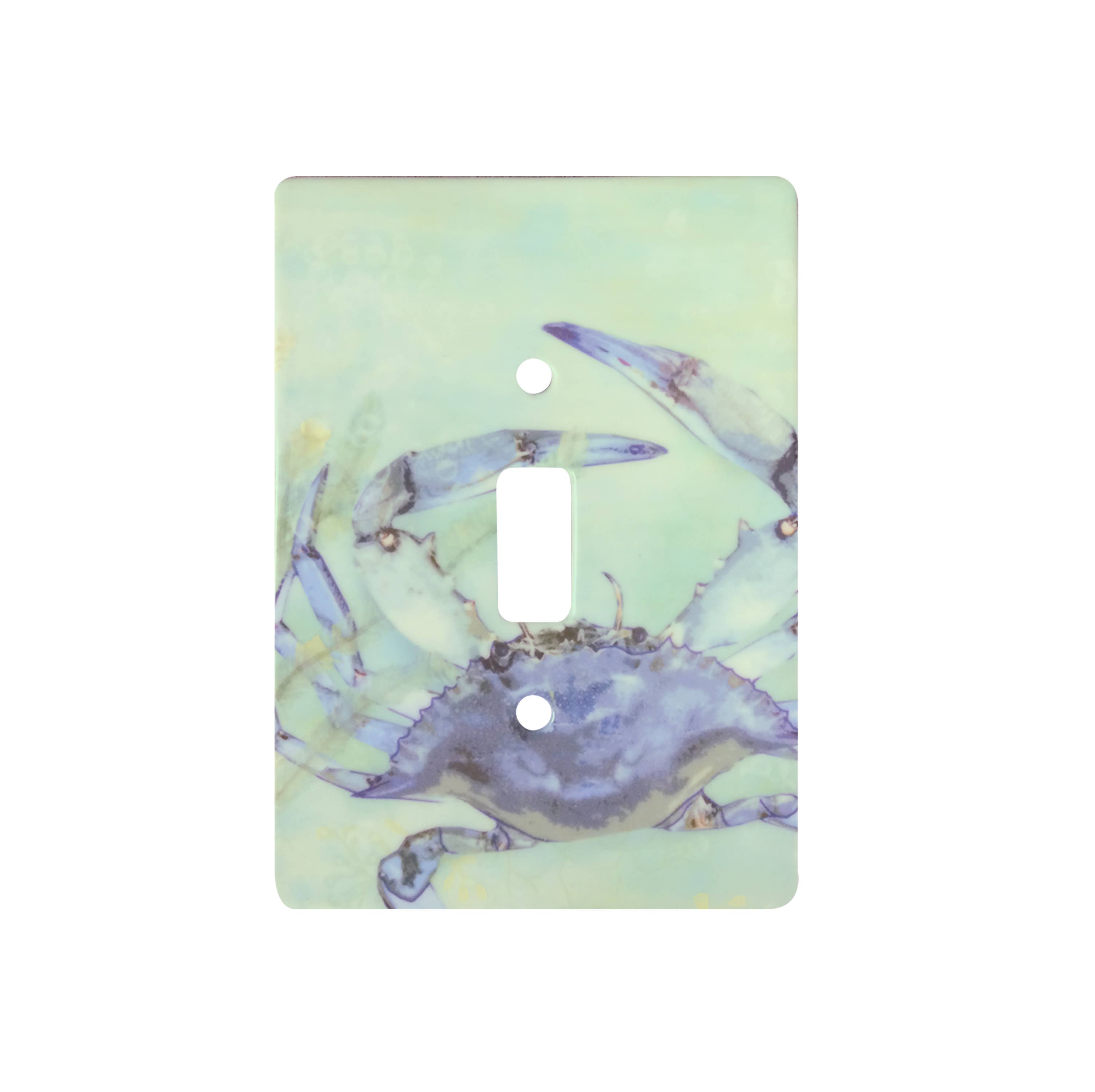 Rightside Design - Vente Décoration murale - Plaque de protection pour interrupteur à bascule Crab 1