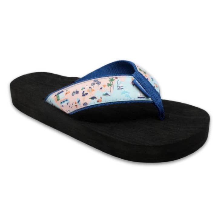 Tidewater Sandals - Wholesale Flip Flops - Women's - Arch Support Cushioned Flip Flops Sandals - Seashore