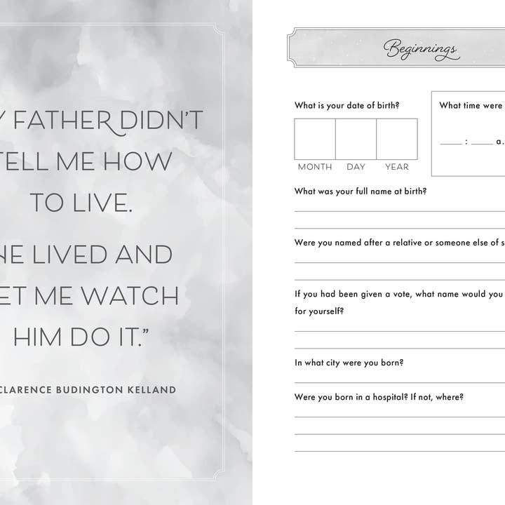 Sourcebooks - Wholesale Biography & Memoir - Dad, I Want to Hear Your Story (Expanded Edition)1