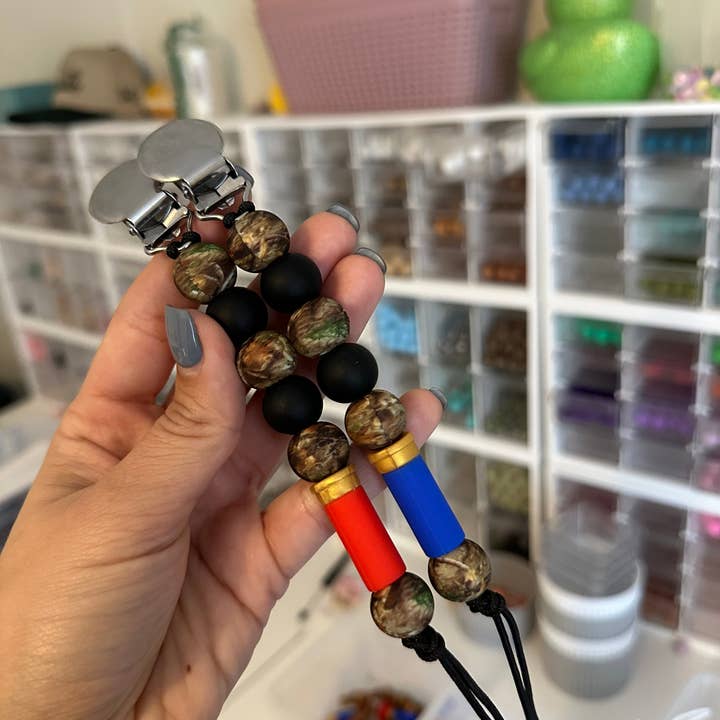 Wholesale Shell Pacifier Clip for wholesale by Ridge & Co Teething Shop LLC