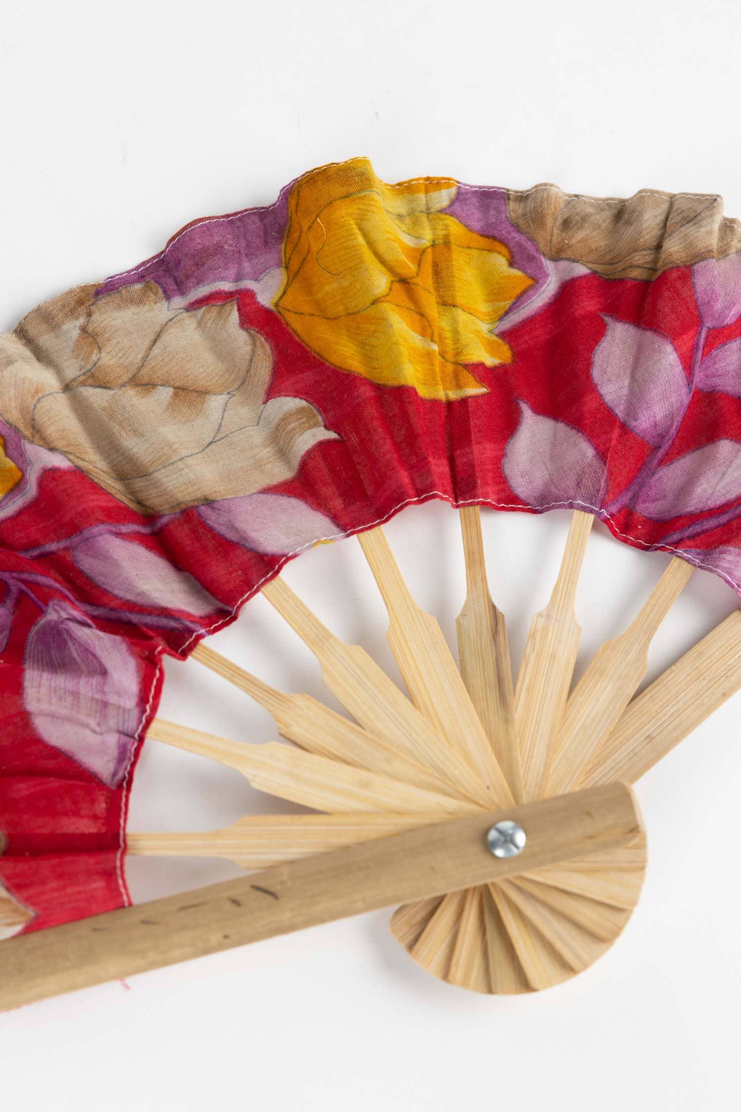 Ten Thousand Villages - Wholesale Handheld Folding Fan - Sari Folding Fan1