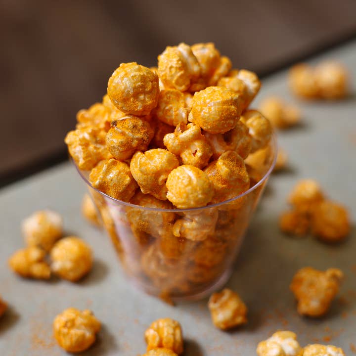 Das Re-Mix Gourmet-Popcorn für den Großhandel von Mya's Gourmet Popcorn