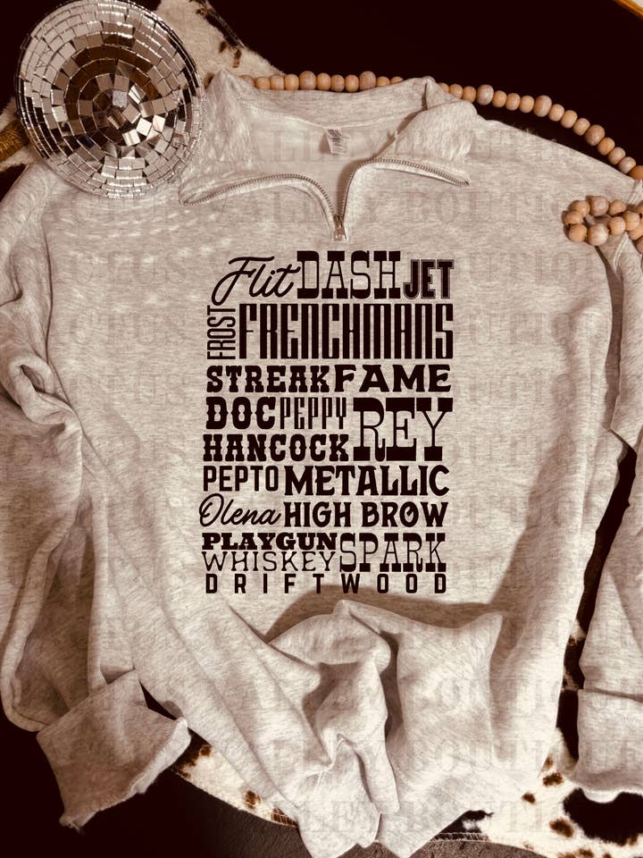 Qui est ton papa - 1/4 Zip pour la vente par Cactus Valley Boutique