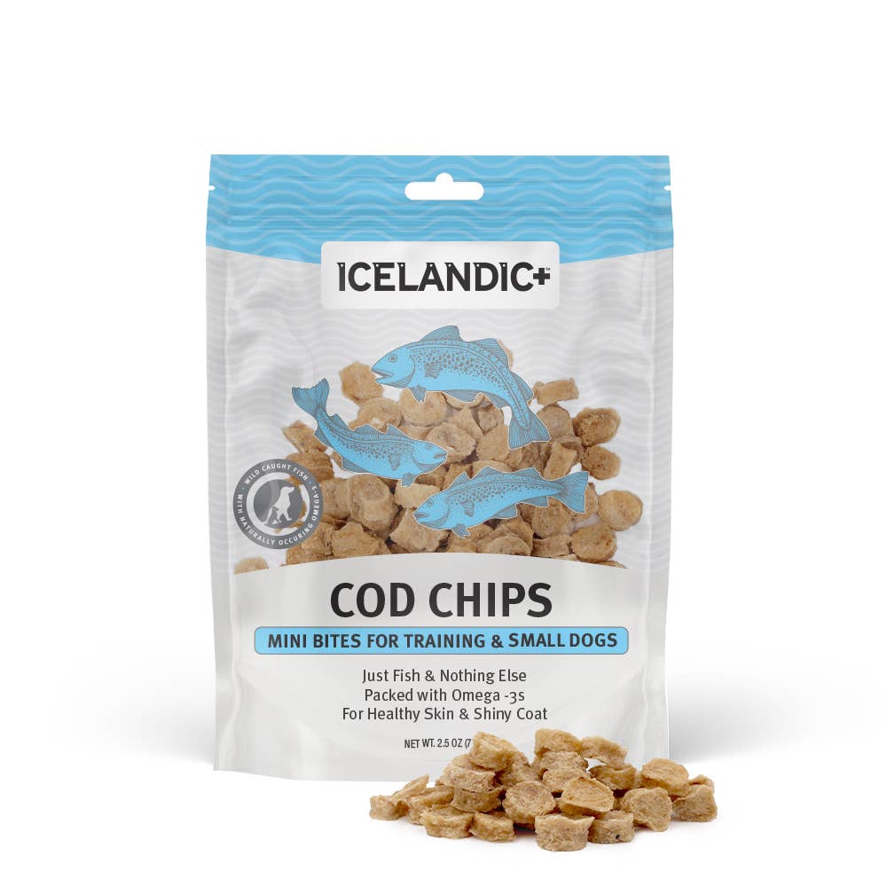 Icelandic+ - Vente Friandises – chien - Présentoir en carton pour friandises de poisson et chips7
