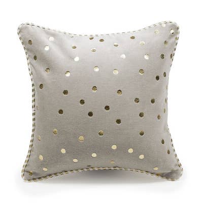 Cushion - Gold Dots for wholesale by Elegant Gifts