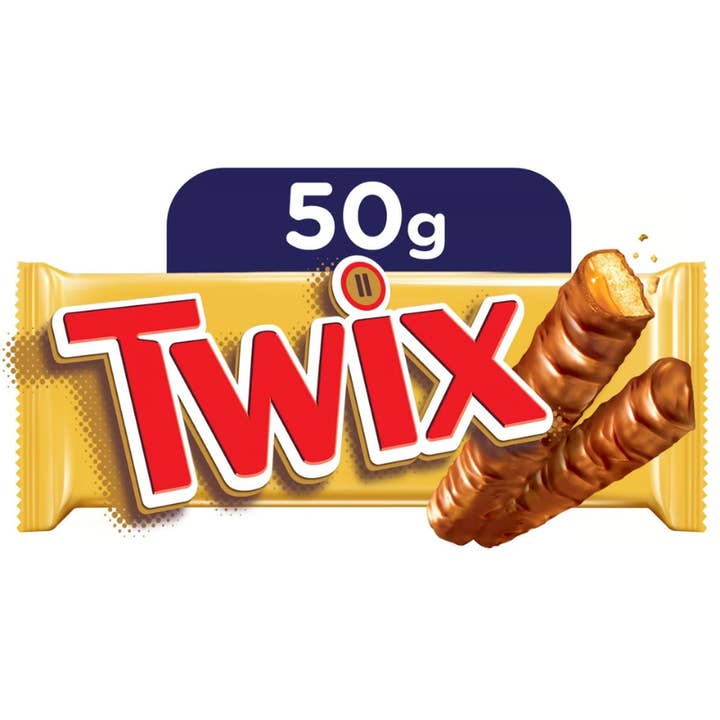 Snacky Candy - Wholesale Chocolate Bar - Twix Twin Chocolate Bars 25 Bars of 50 gram Each2