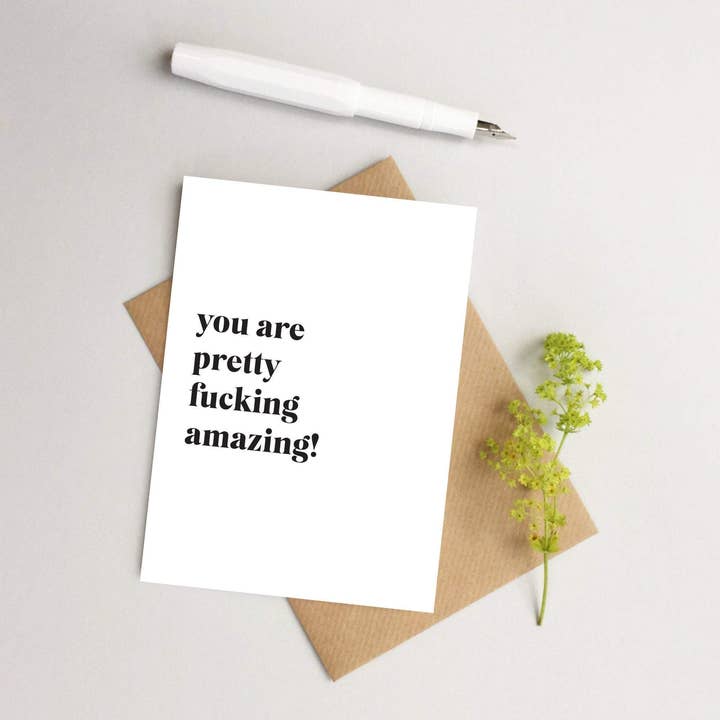 You're Amazing Card - Special Achievement Theme for wholesale by Word Up Creative