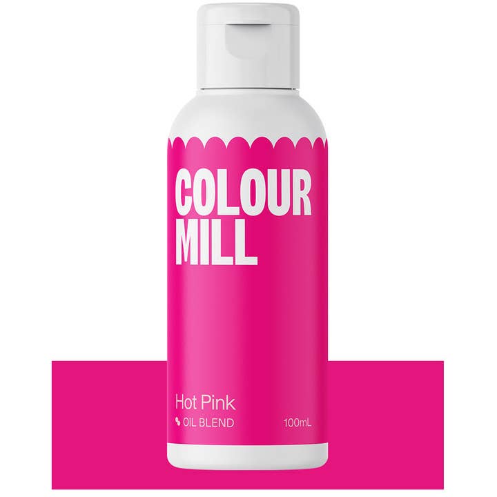 Colour Mill Oil-Blend Food Coloring, 100 Milliliters, Hot Pink for wholesale by Cake Supply Imports