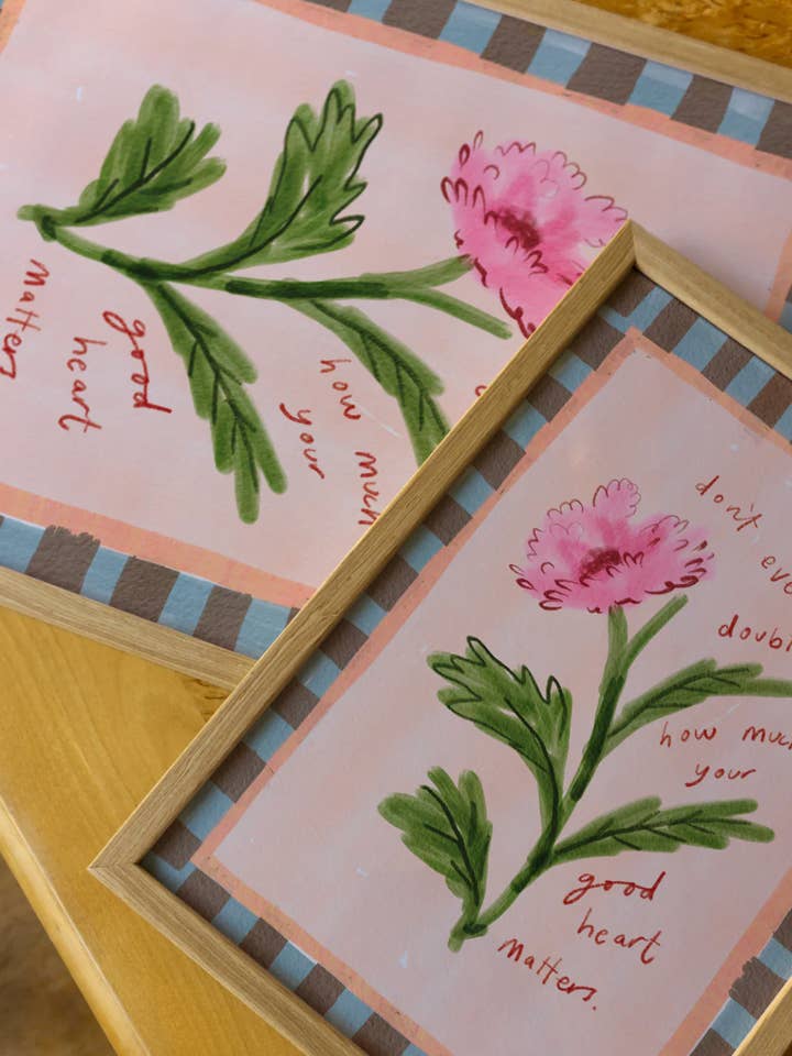 DONT EVER DOUBT HOW MUCH YOUR GOOD HEART MATTERS for wholesale by Martha Ratcliff Illustration