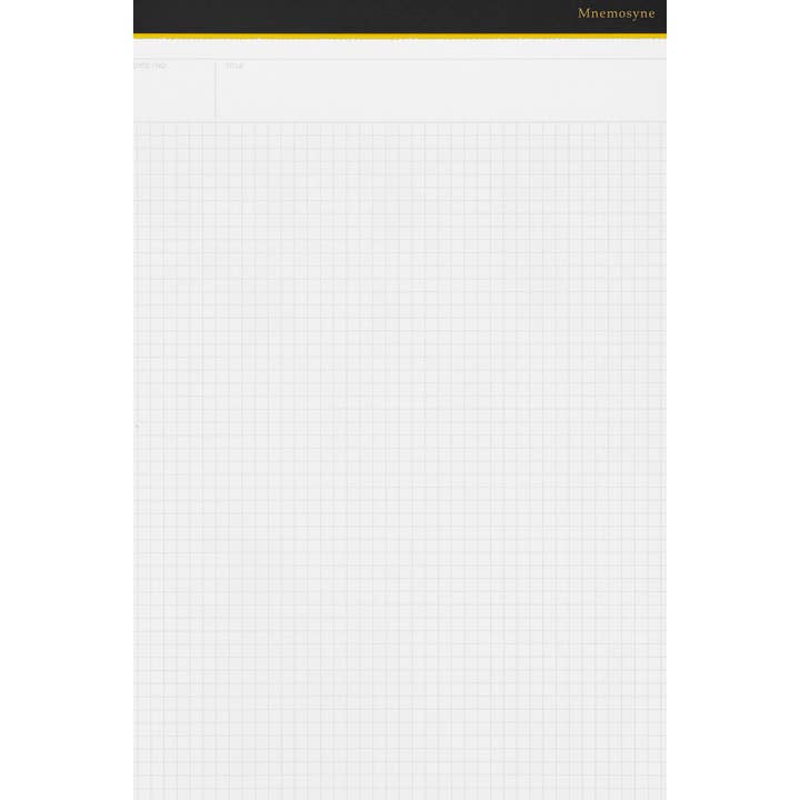 Chartpak, Inc. - Wholesale Sketchbook/Sketchpad - Mnemosyne Special - 5mm, Grid Rule, 70 Sh., Tennori Stitch11