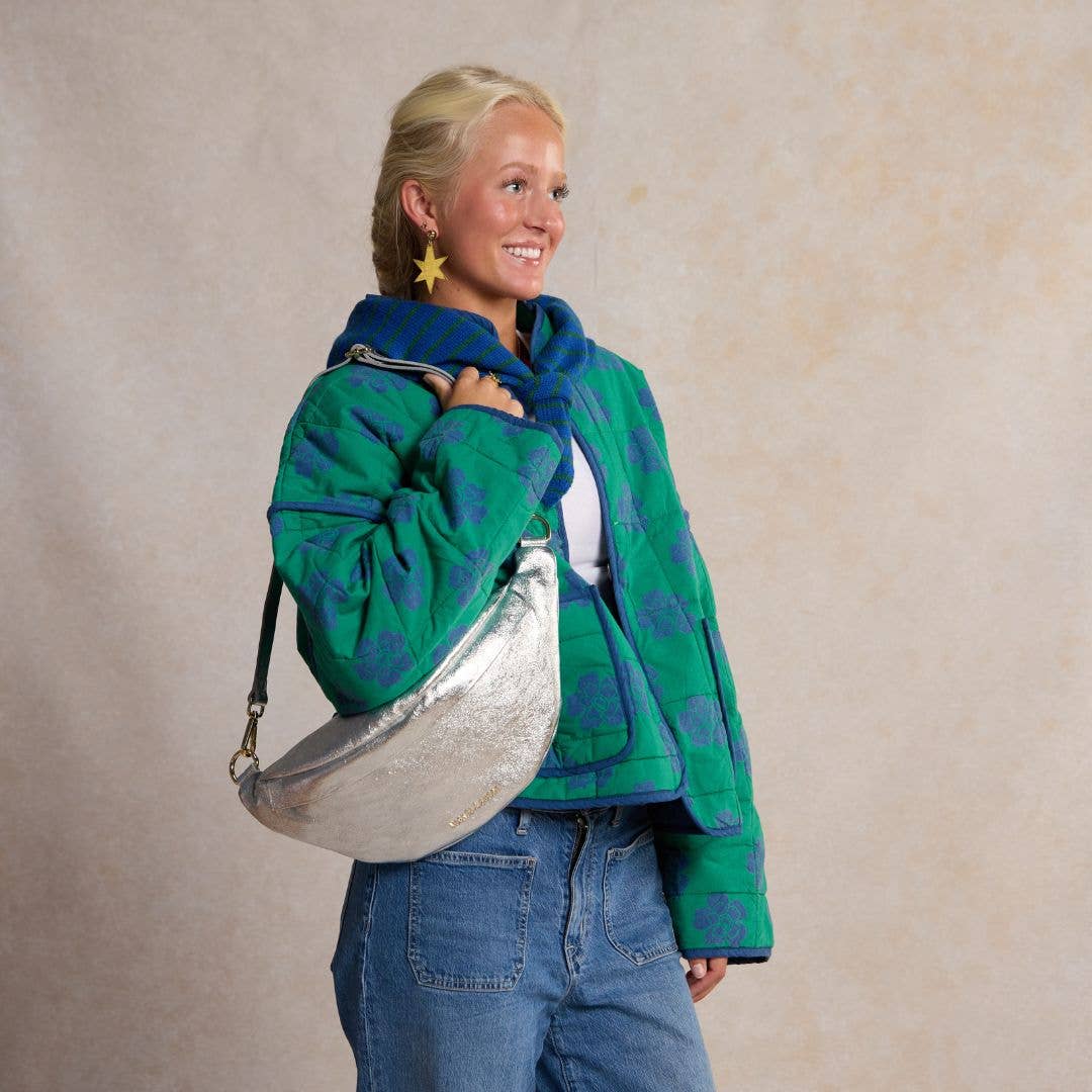 Nickel and Suede - Wholesale Dangle Earrings - Vintage Gold Astrid2