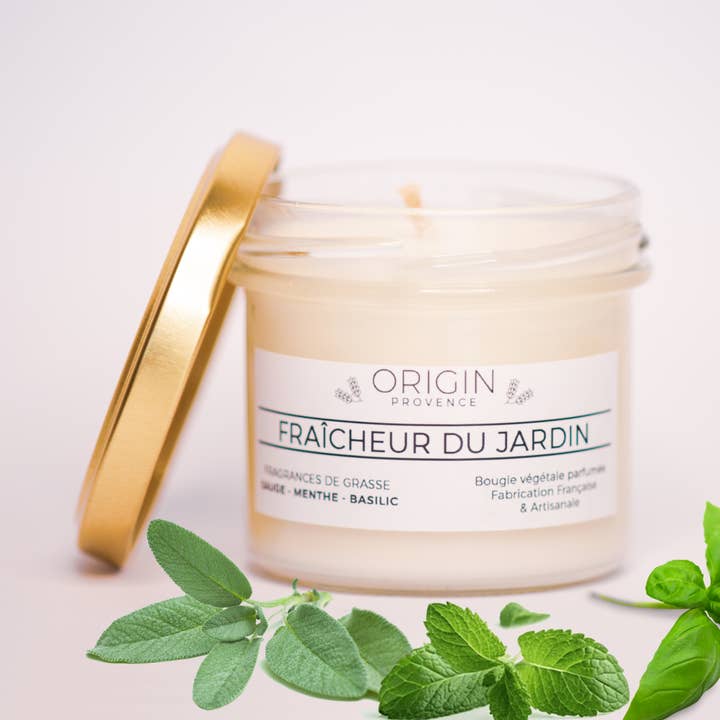 Duftkerze Frische des Gartens für den Großhandel von ORIGIN PROVENCE